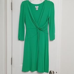 Lilly Pulitzer V-Neck Ruffle Drape Midi Dress